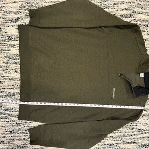 Columbia Forest Green Fleece Pullover